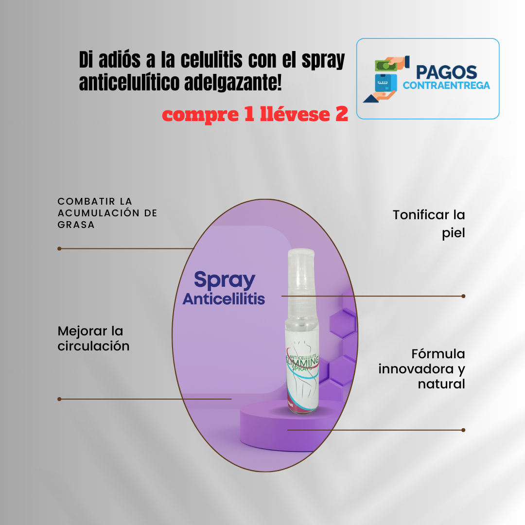 Anticelulitis Slimming Spray - Compre 1 y llévese 2